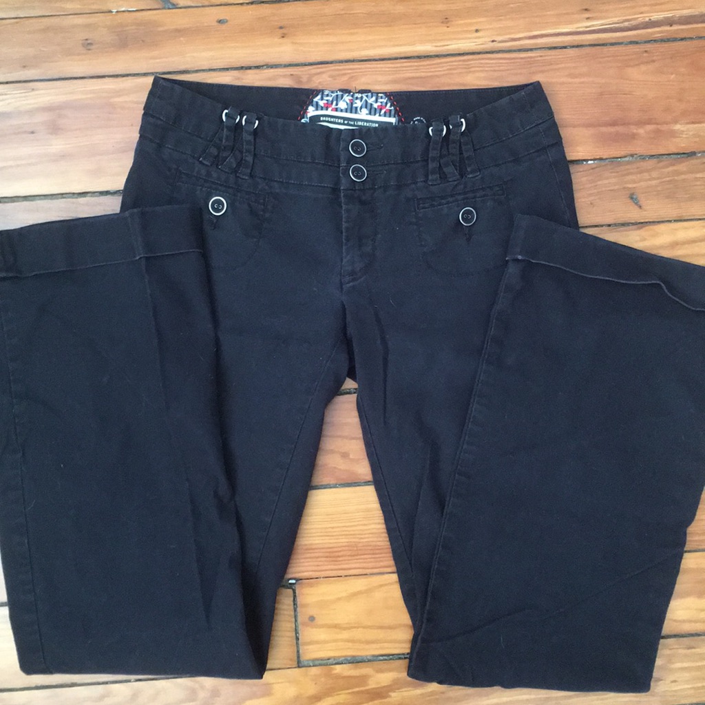 Black Anthro Black Chinos